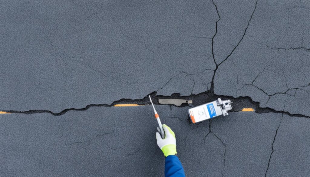 How long does asphalt crack filler last?